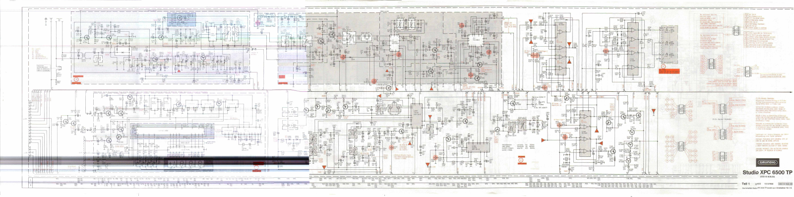 Grundig XPC-6500 Schematic