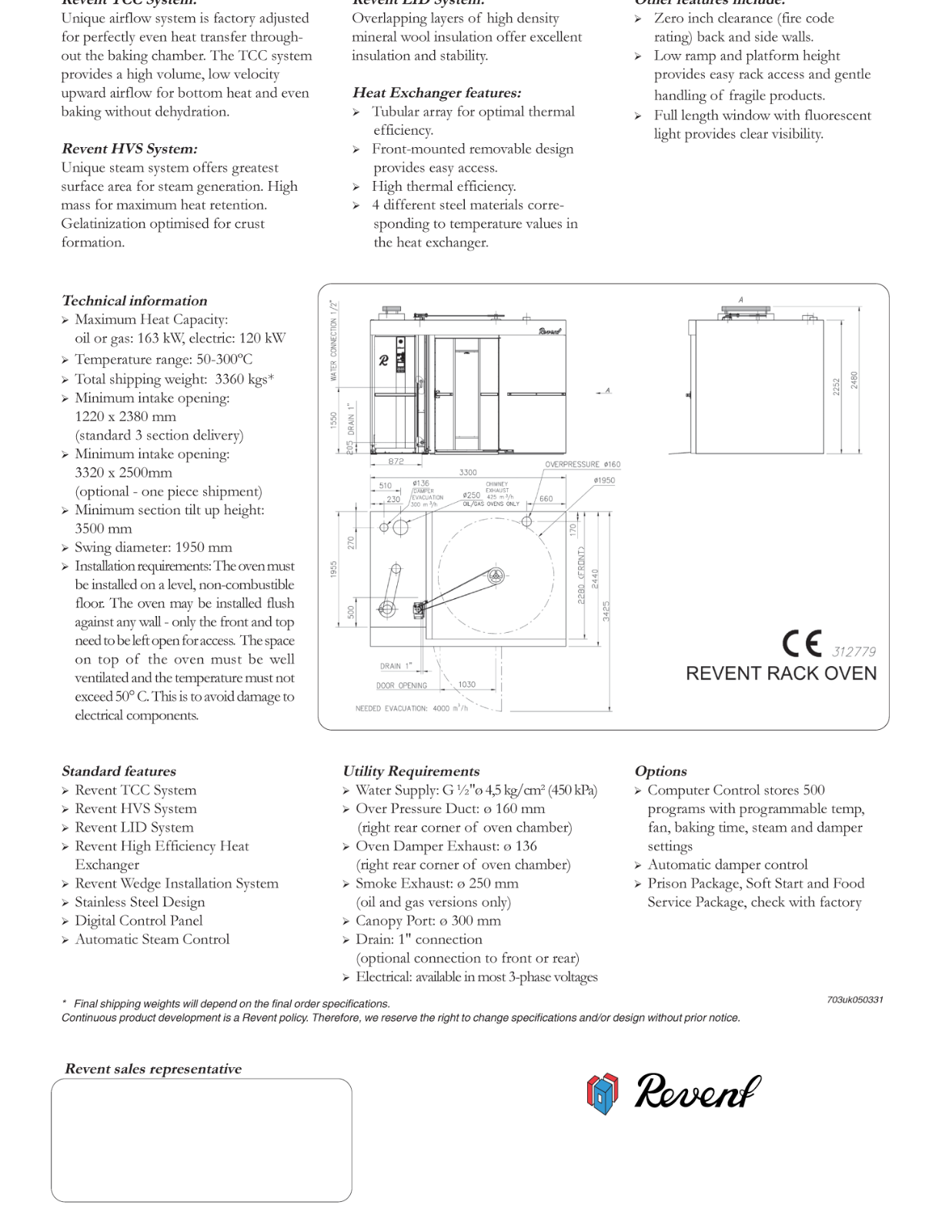 Revent 703U User Manual