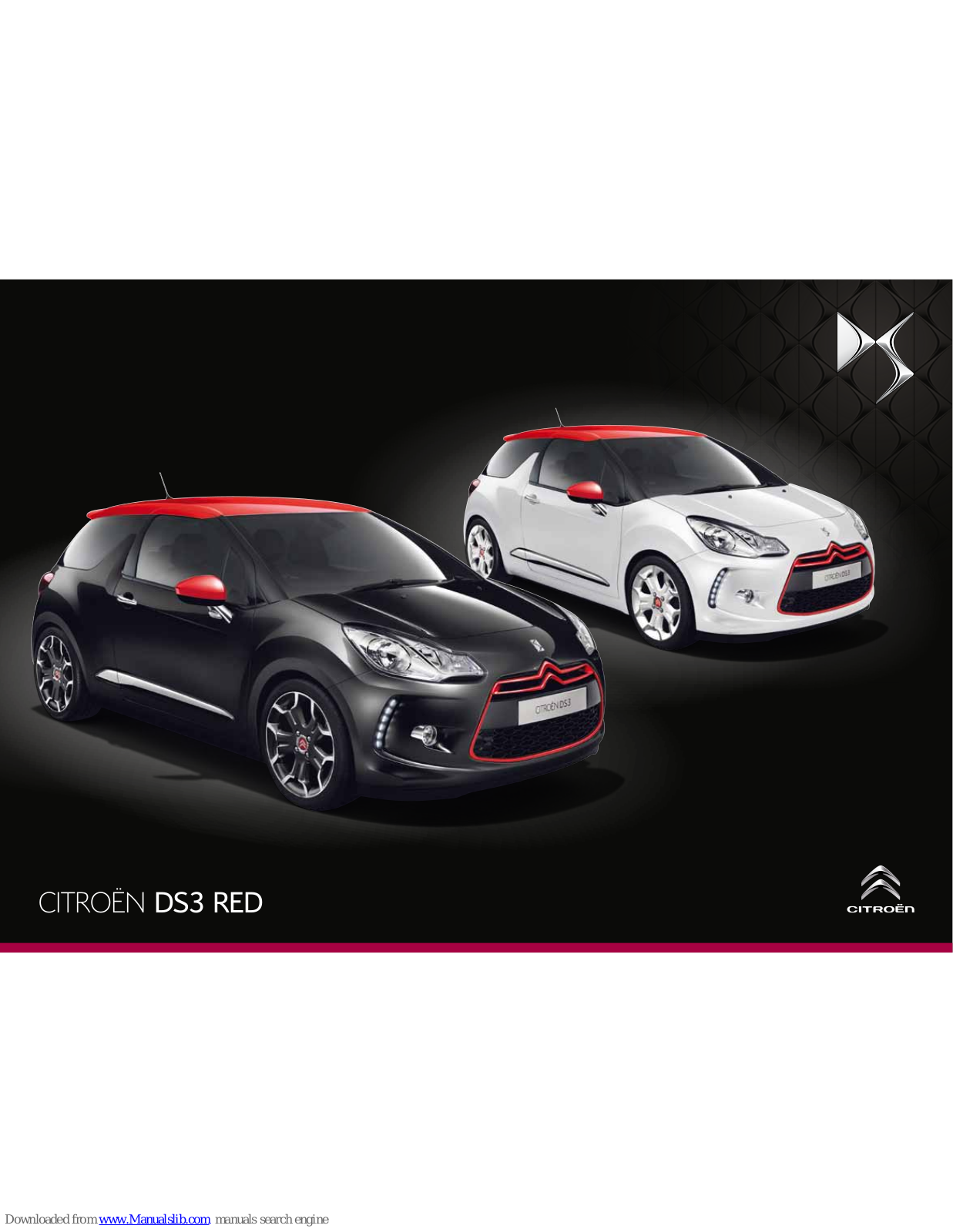 CITROEN DS3 RED, DS3 DStyle RED, DS3 DSport RED Specification