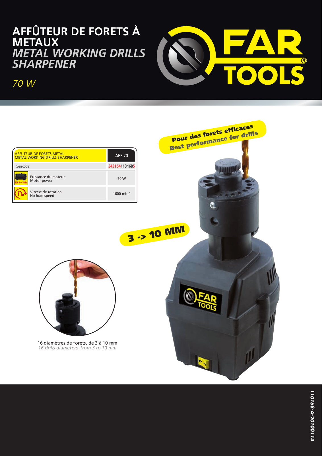 FARTOOLS AFF 70 User Manual