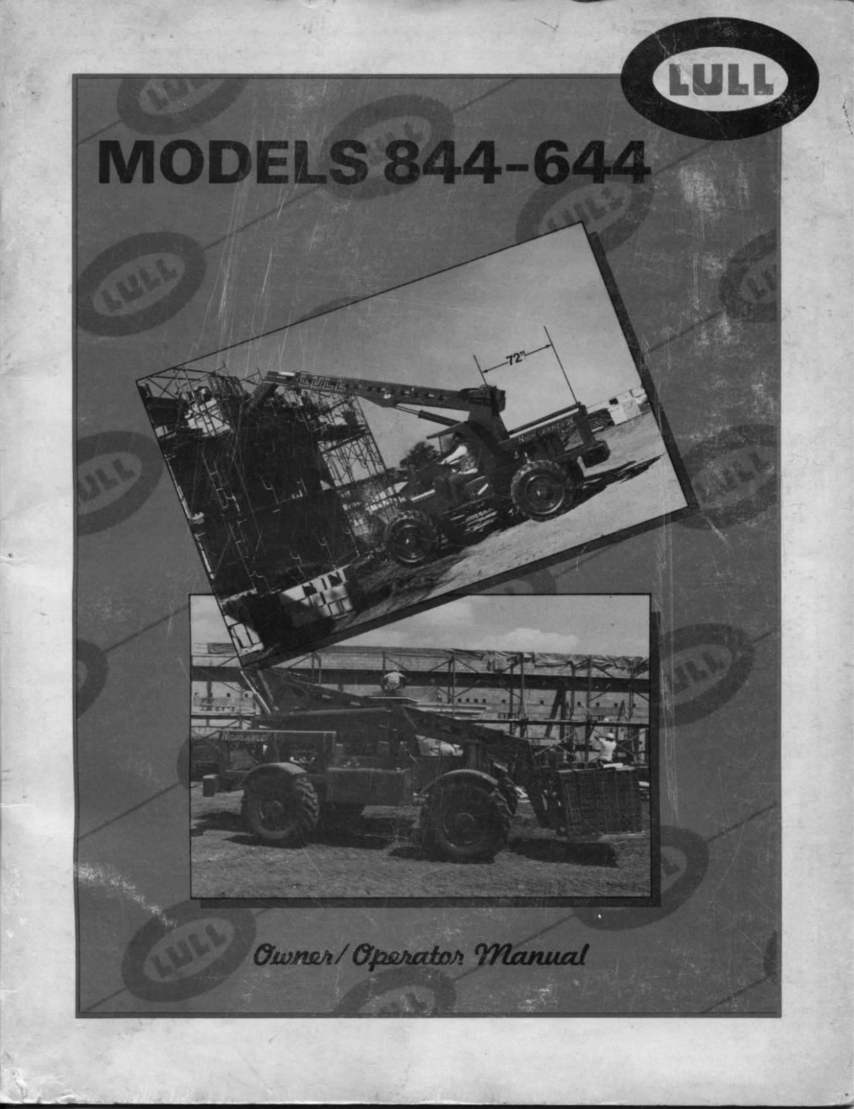 Lull 844, 644 Operator Manual