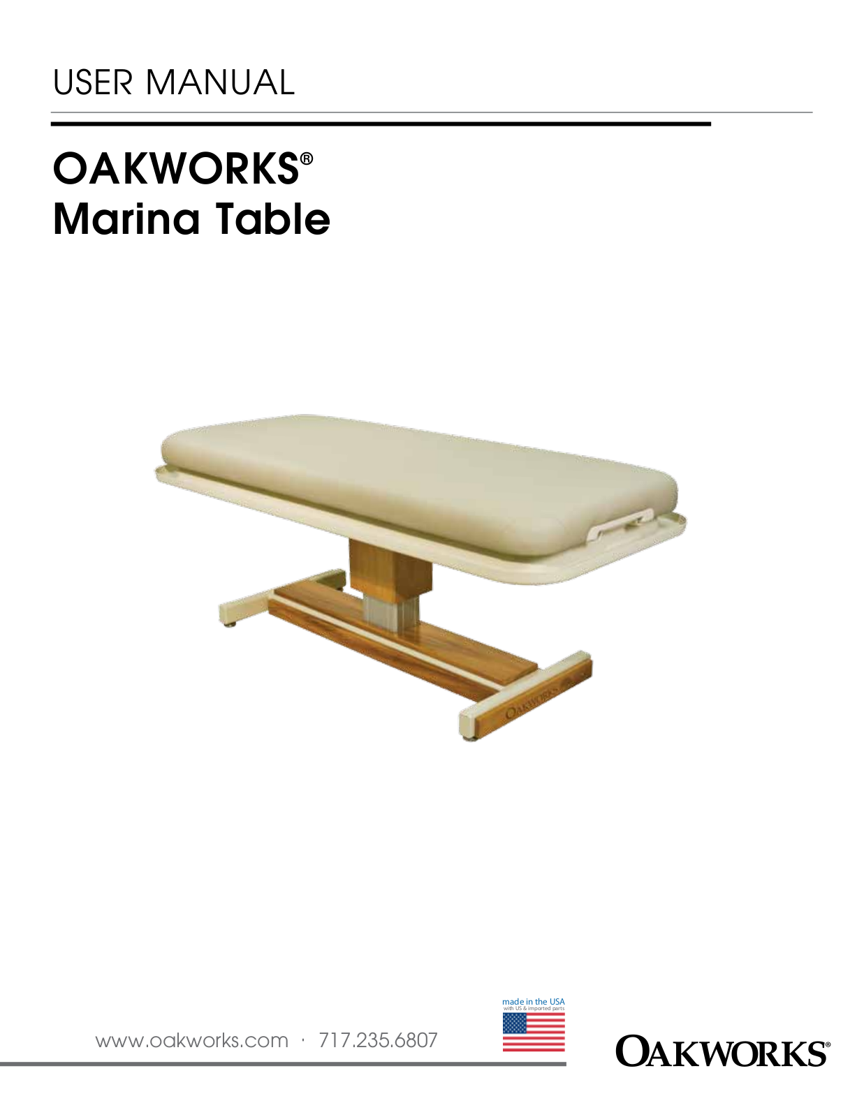 Oakworks Marina User Manual