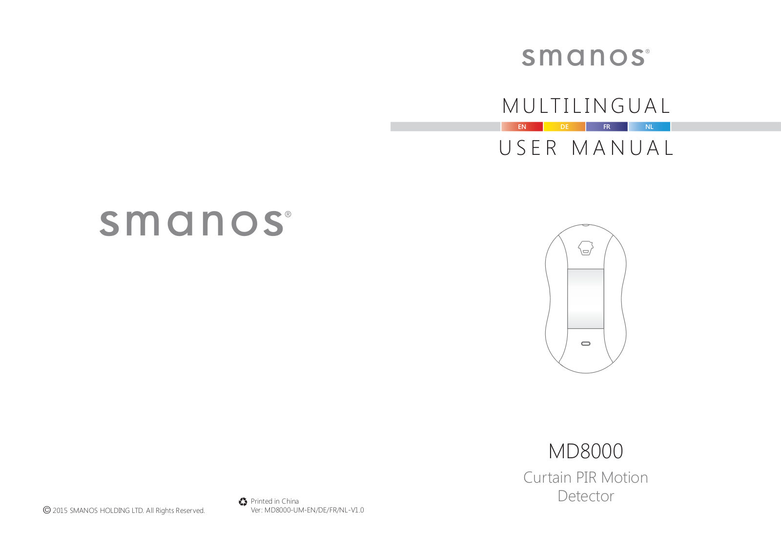 Smanos MD8000 User manual