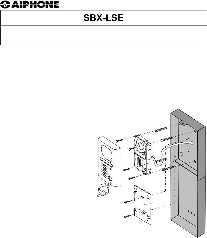 Aiphone JF-DV User Manual
