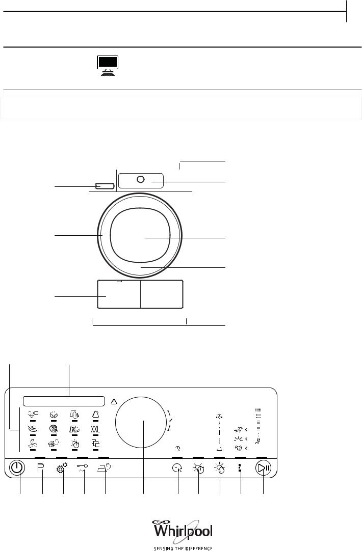 Whirlpool HSCX 90532 TABELA DE PROGRAMAS Manual