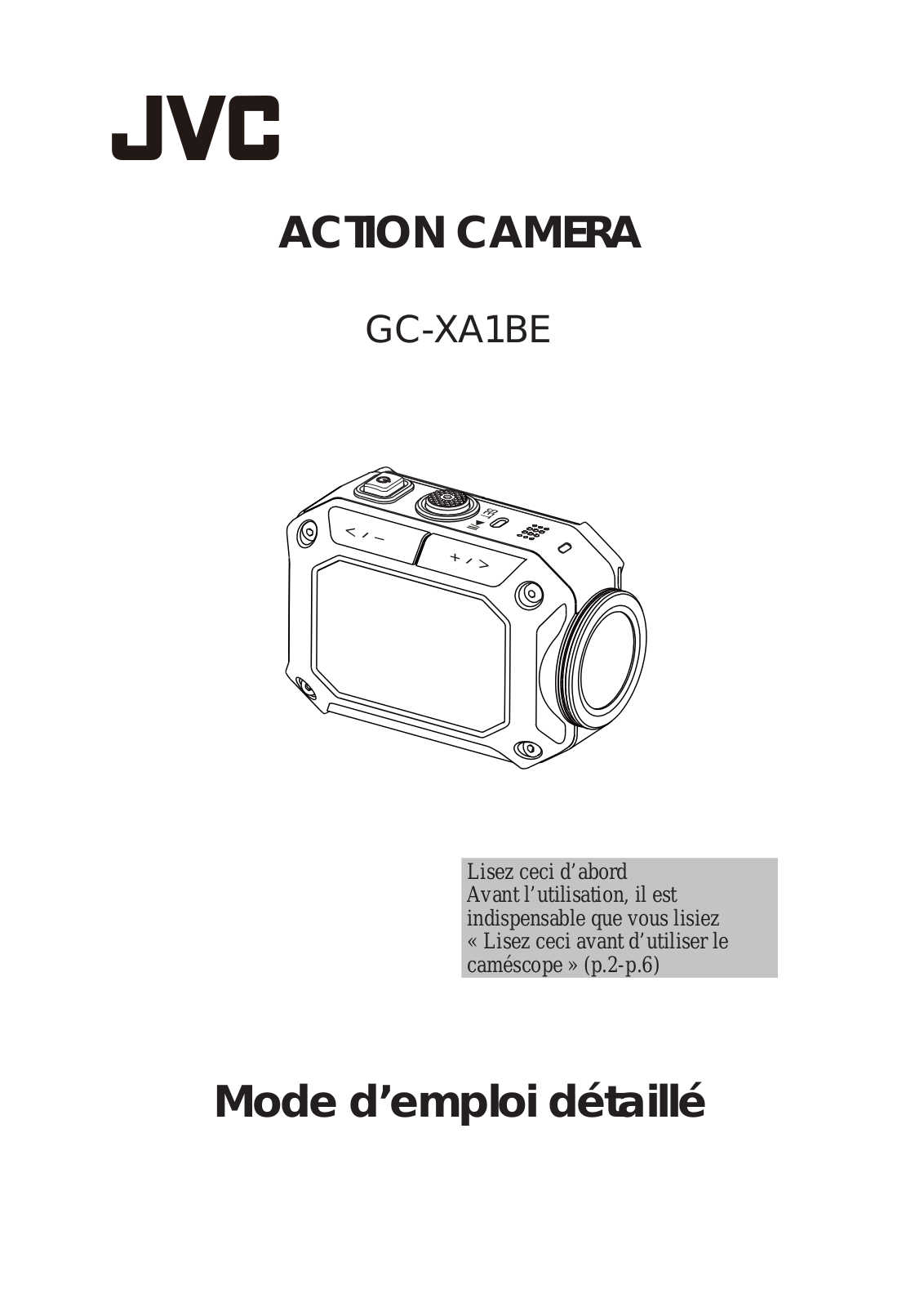 JVC GC-XA1, GC-XA1EU User Manual