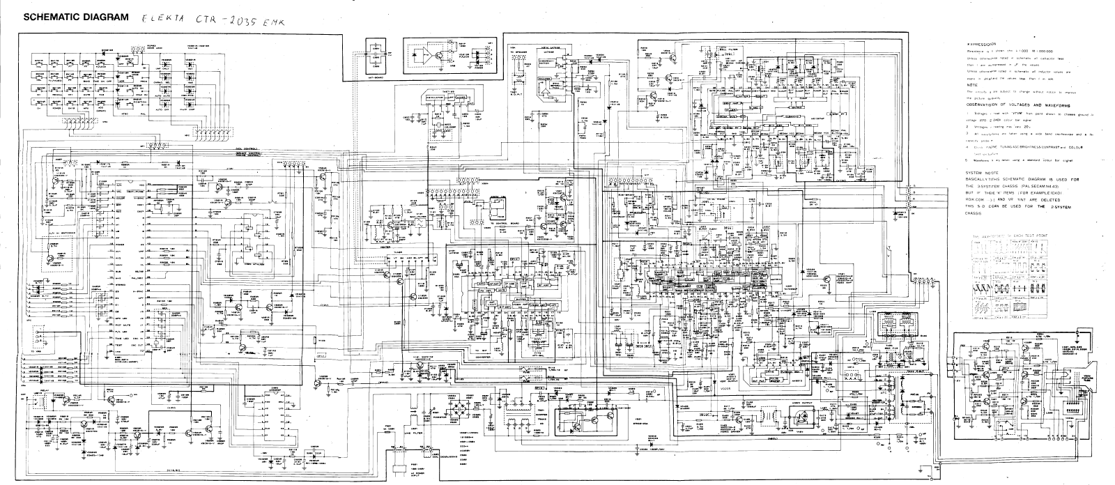 ELEKTA CTR2035EMK Schematic