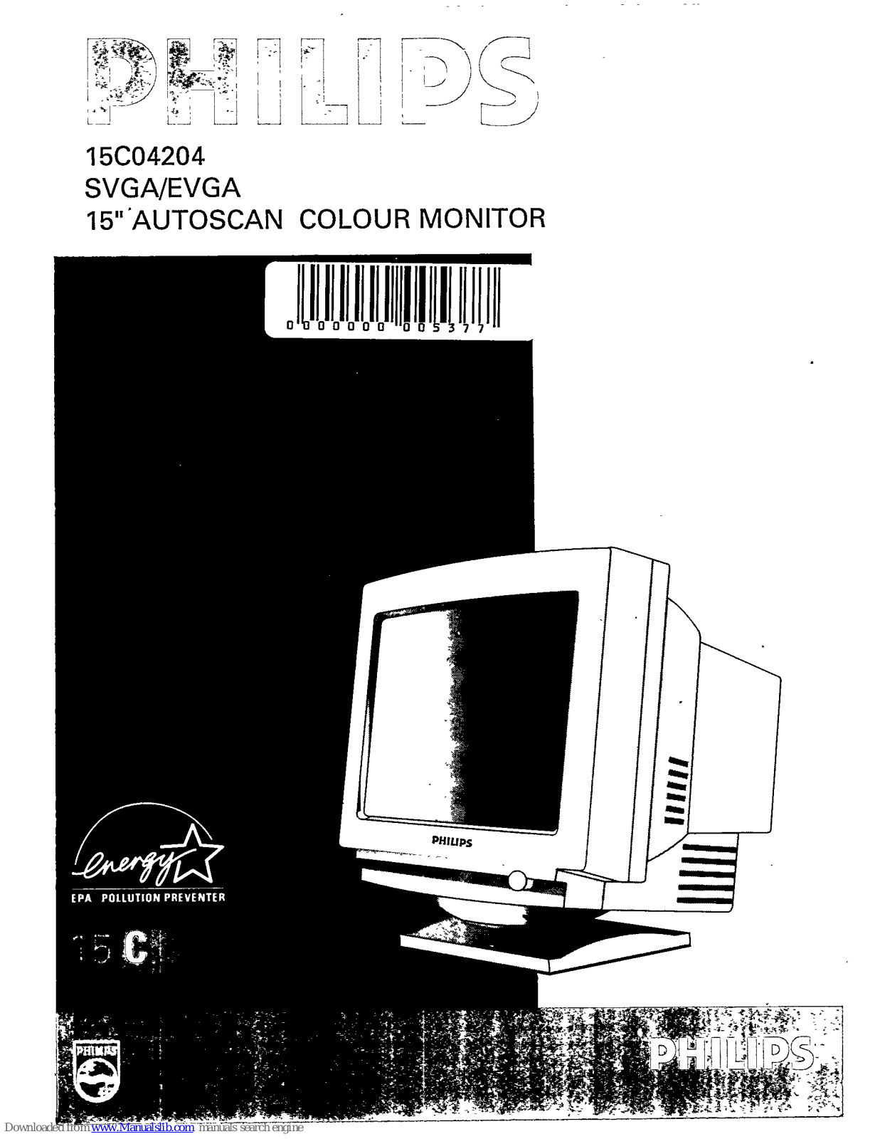 Philips 15C04204 Operating Instructions Manual