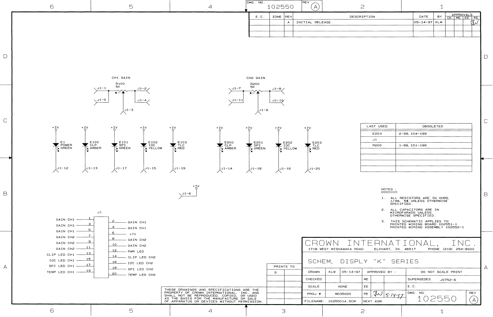 Crown k-series Schematic