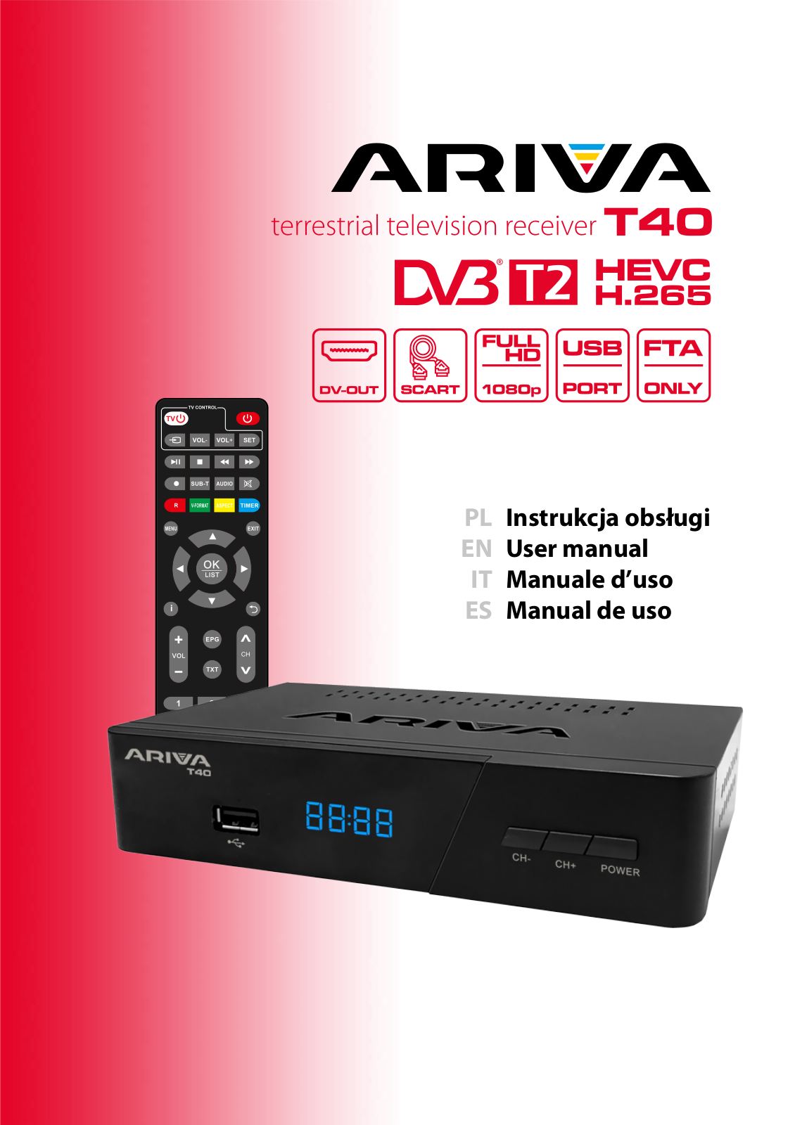 Ferguson Ariva T40 User guide - ManualMachine.com
