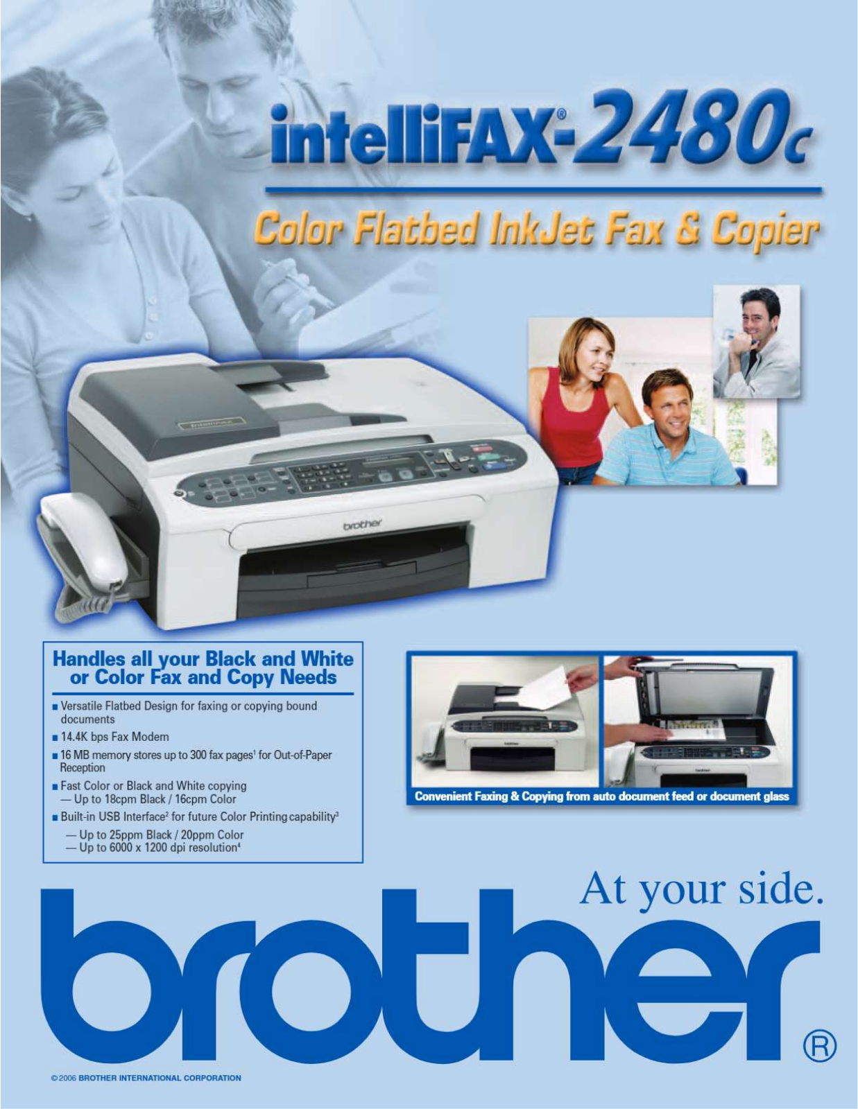 Brother IntelliFax 2480C Datasheet