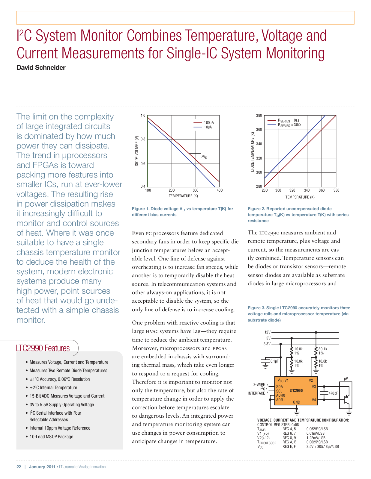 LINEAR TECHNOLOGY LTC2990 Technical data