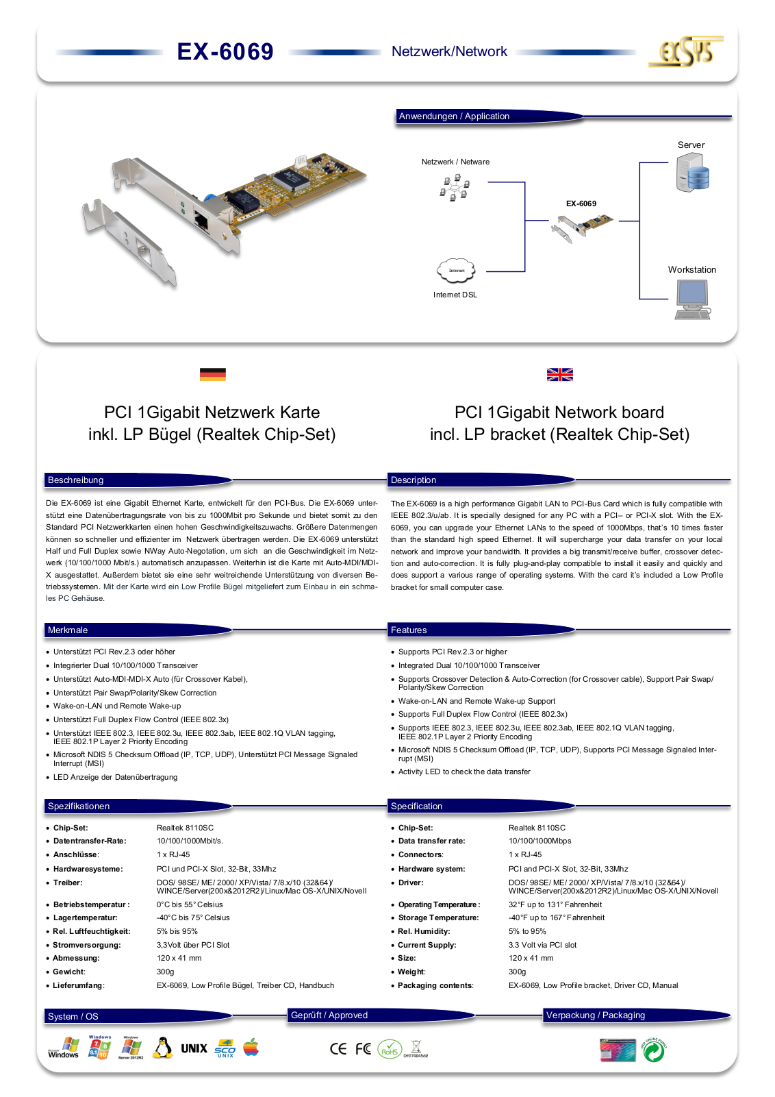 Exsys EX-6069 User Manual