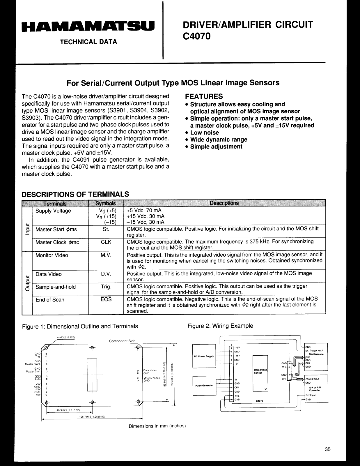 HAMAMATSU C4070 Technical Manual - ManualMachine.com