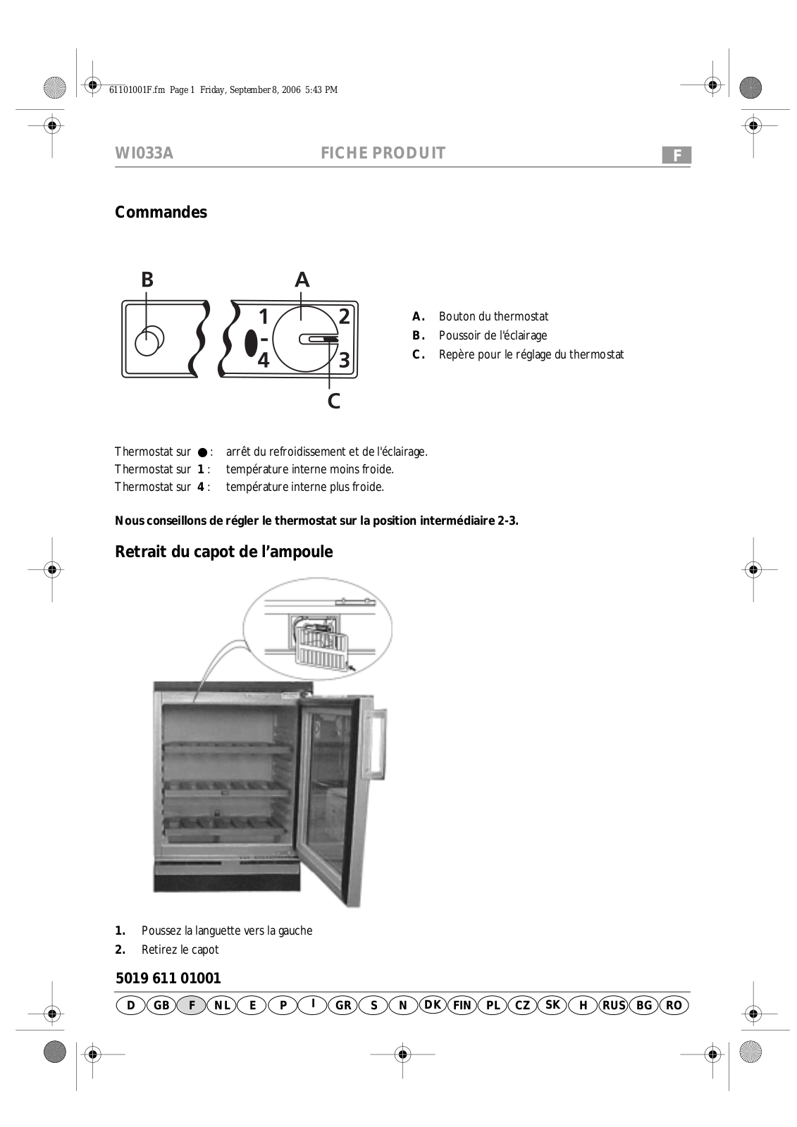 WHIRLPOOL ARZ000 User Manual