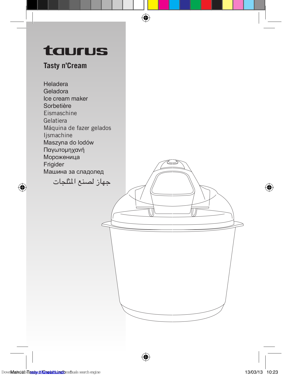 Taurus Tasty n’Cream User Manual