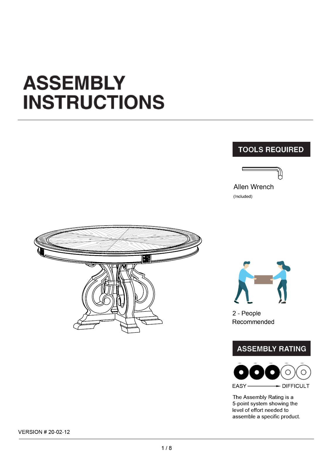 One Allium Way W004196330 Installation & Assembly - ManualMachine.com
