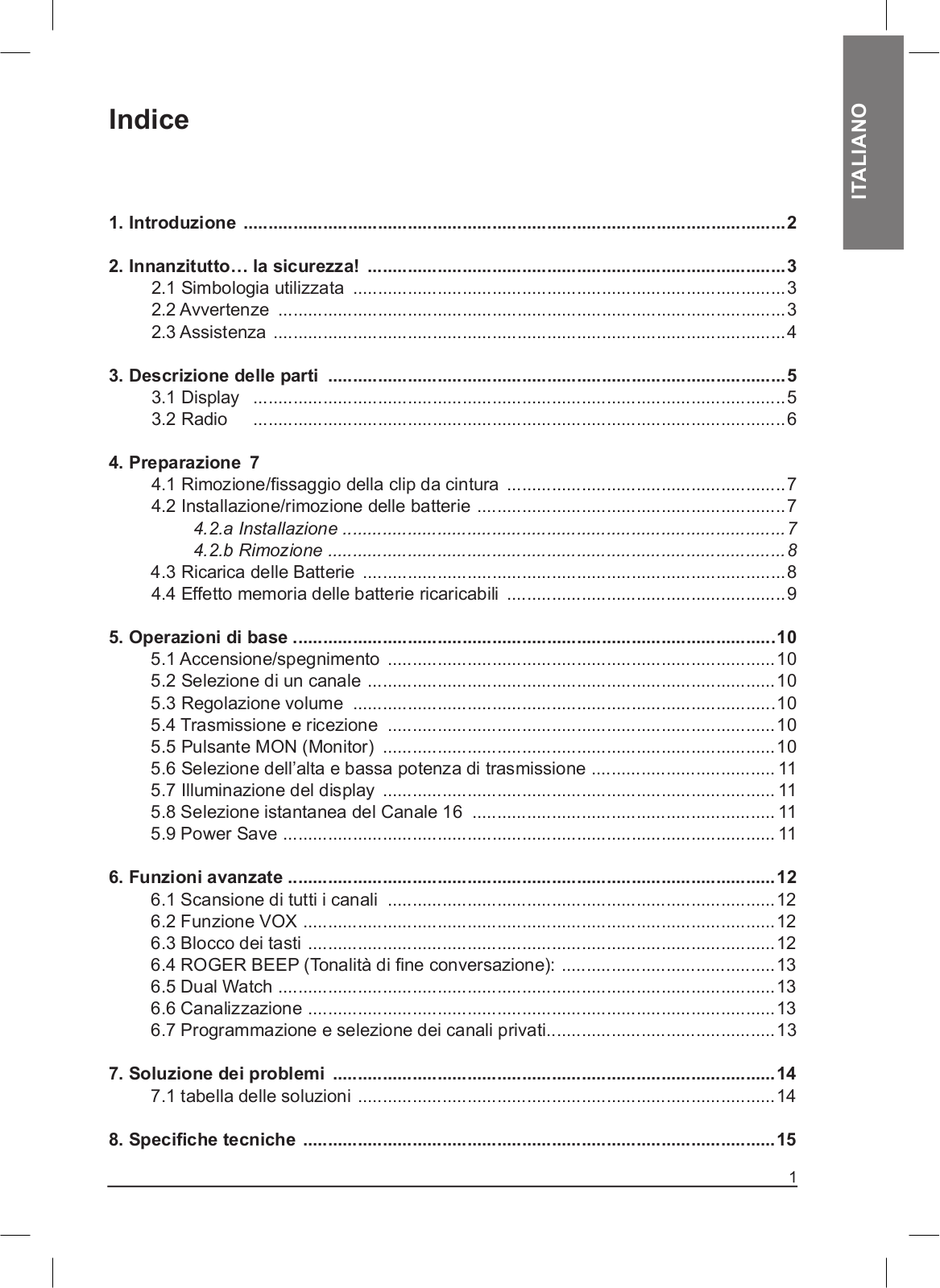 MIDLAND Pacific User Manual