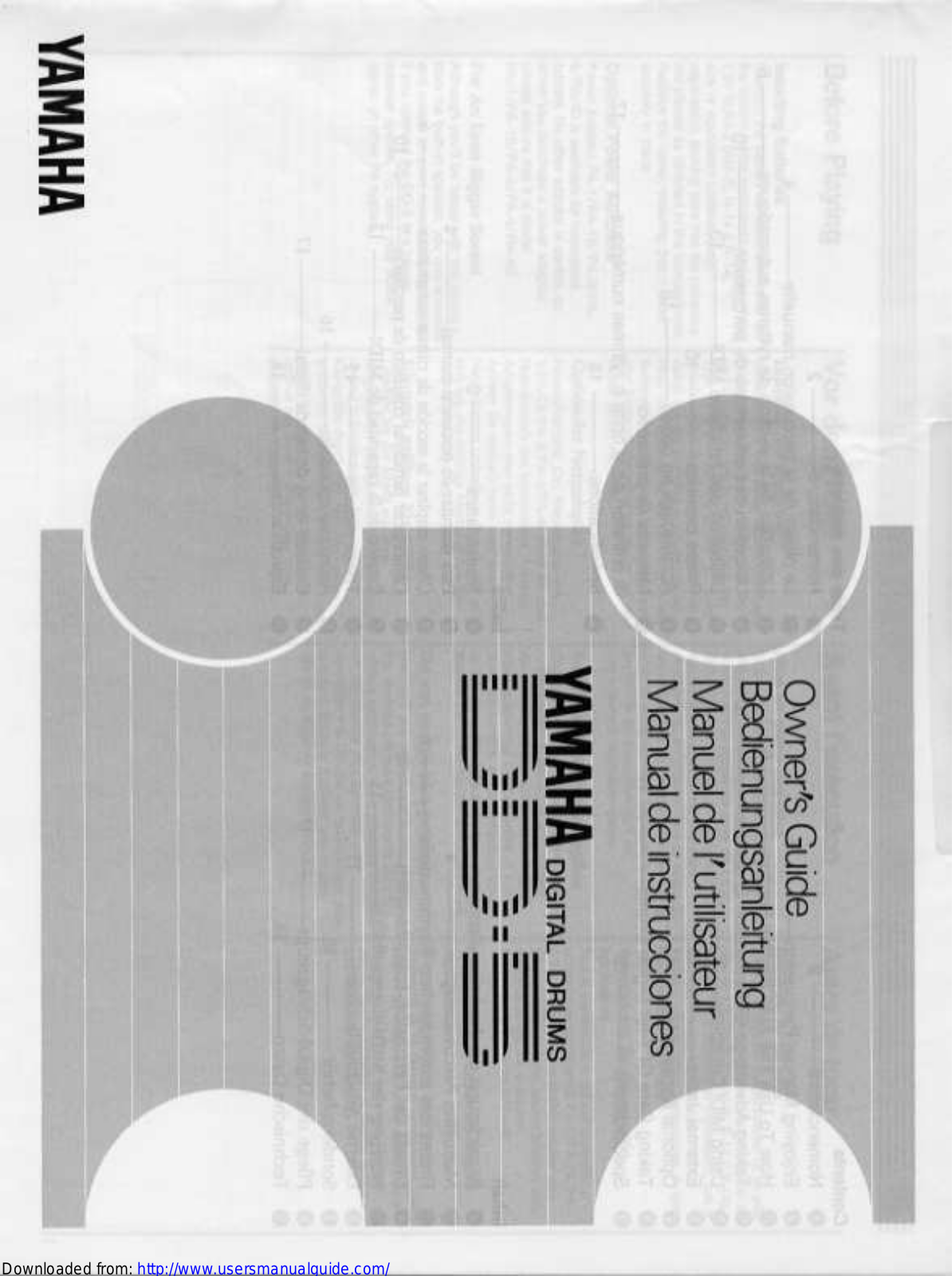 Yamaha Audio DD-5 User Manual