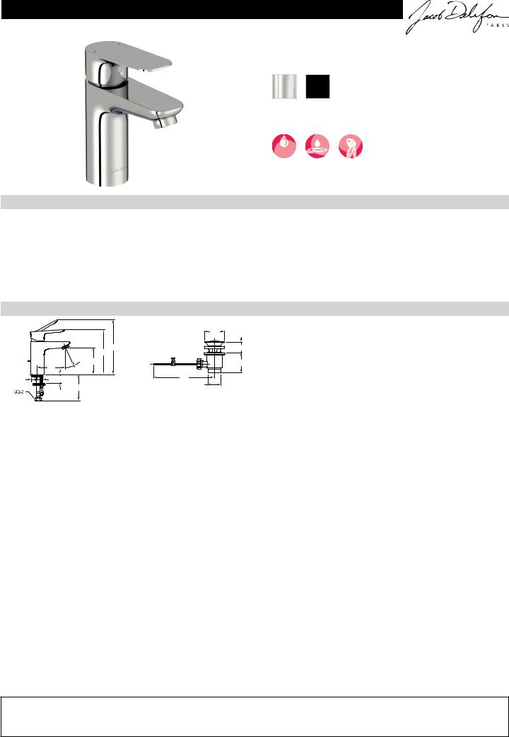 Jacob Delafon OSCAR E29842-CP, OSCAR E29842-BL User guide