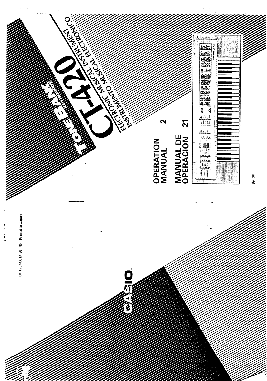 Casio CT-420 User Manual