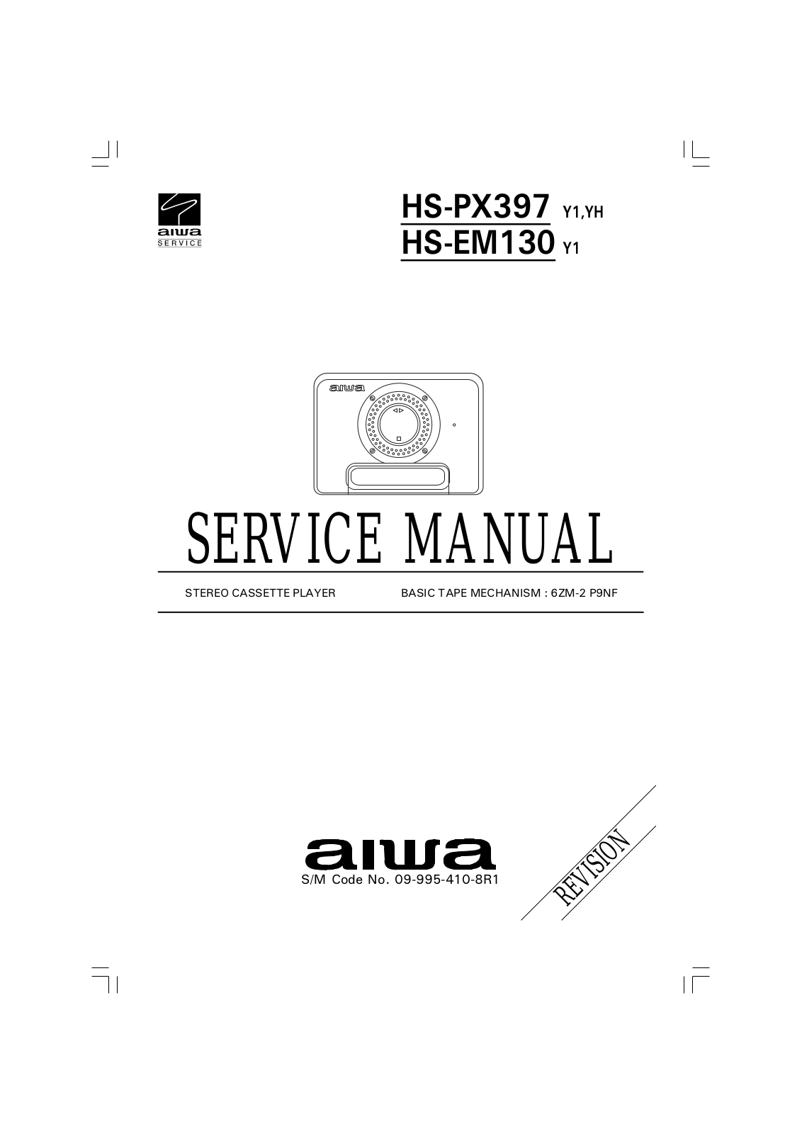 AIWA HS PX397, HS-EM130 Service Manual
