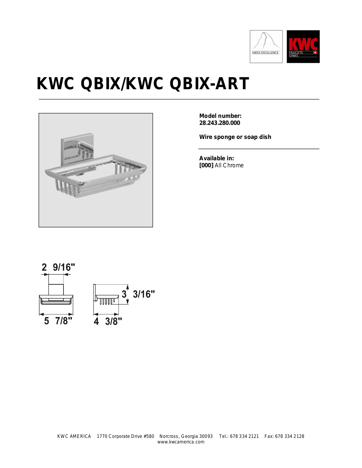 KWC 28.243.280.000 User Manual