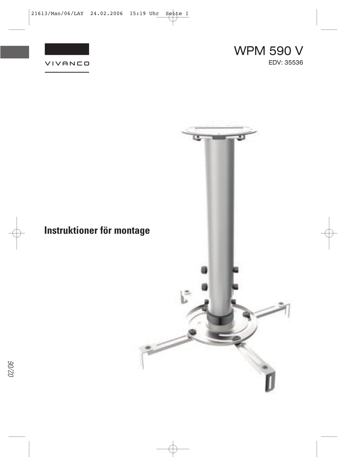 Vivanco WPM 590 V User guide