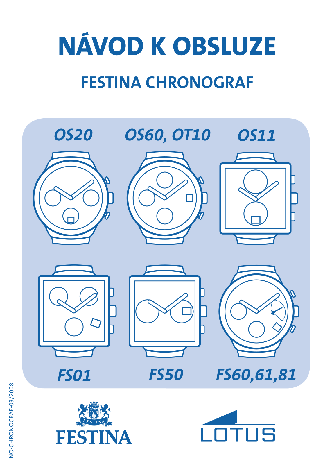 Festina OS11, FS50, FS01, OS20, OS60 User Manual