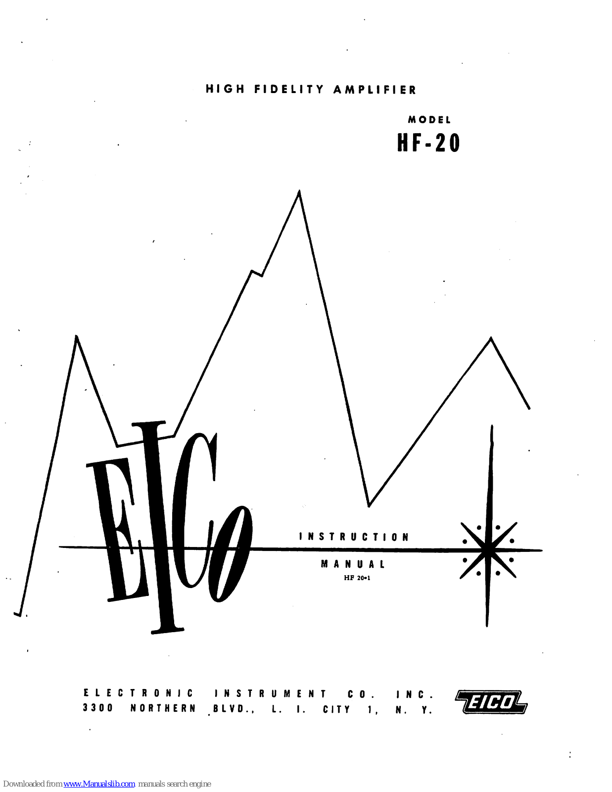 elco HF-20 Instruction Manual