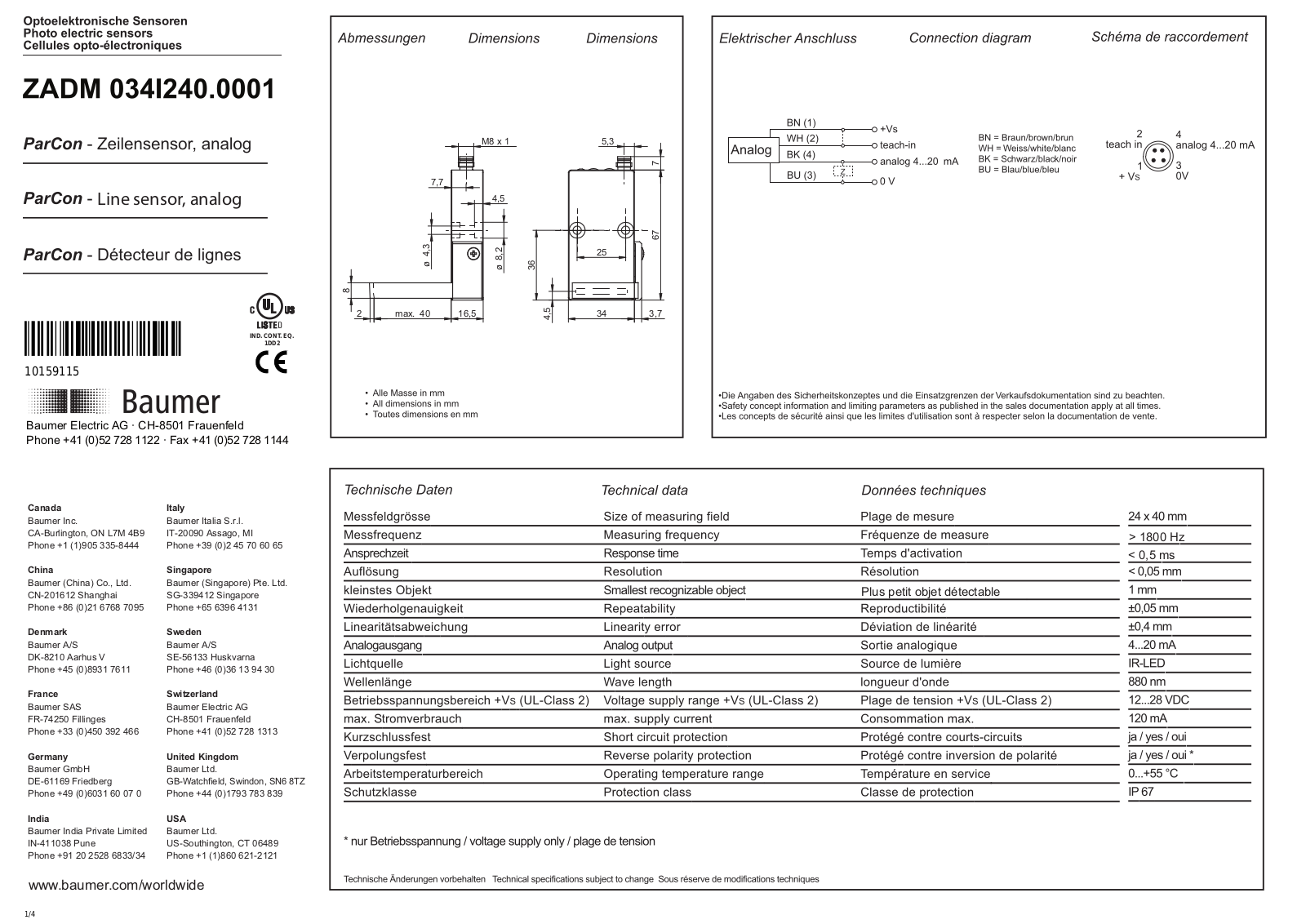 Baumer ZADM 034I240.0001 User Manual