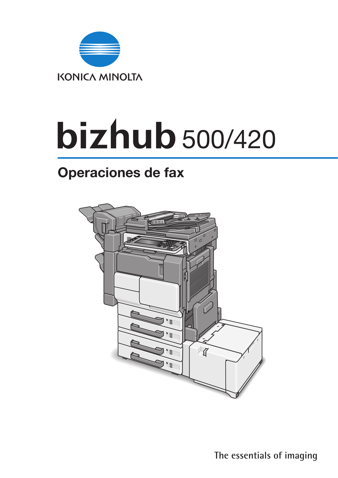 Konica minolta BIZHUB 500, BIZHUB 420 User Manual