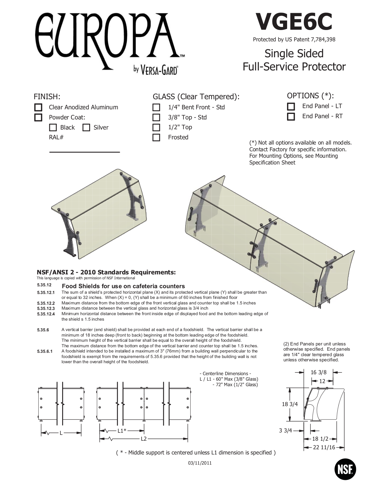 Atlas Metal VGE6C User Manual