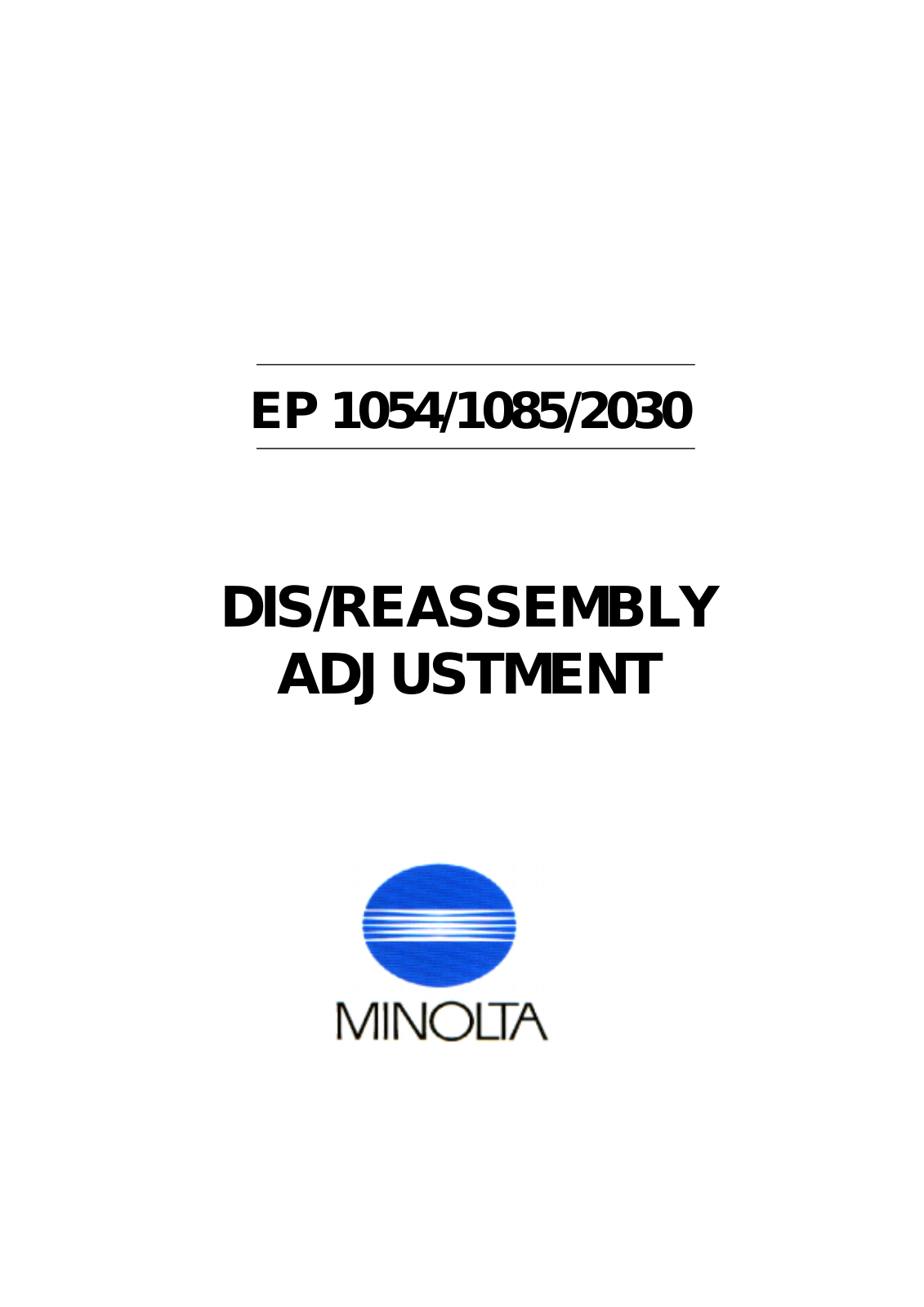 KONICA MINOLTA EP 2030 20031 Diagram