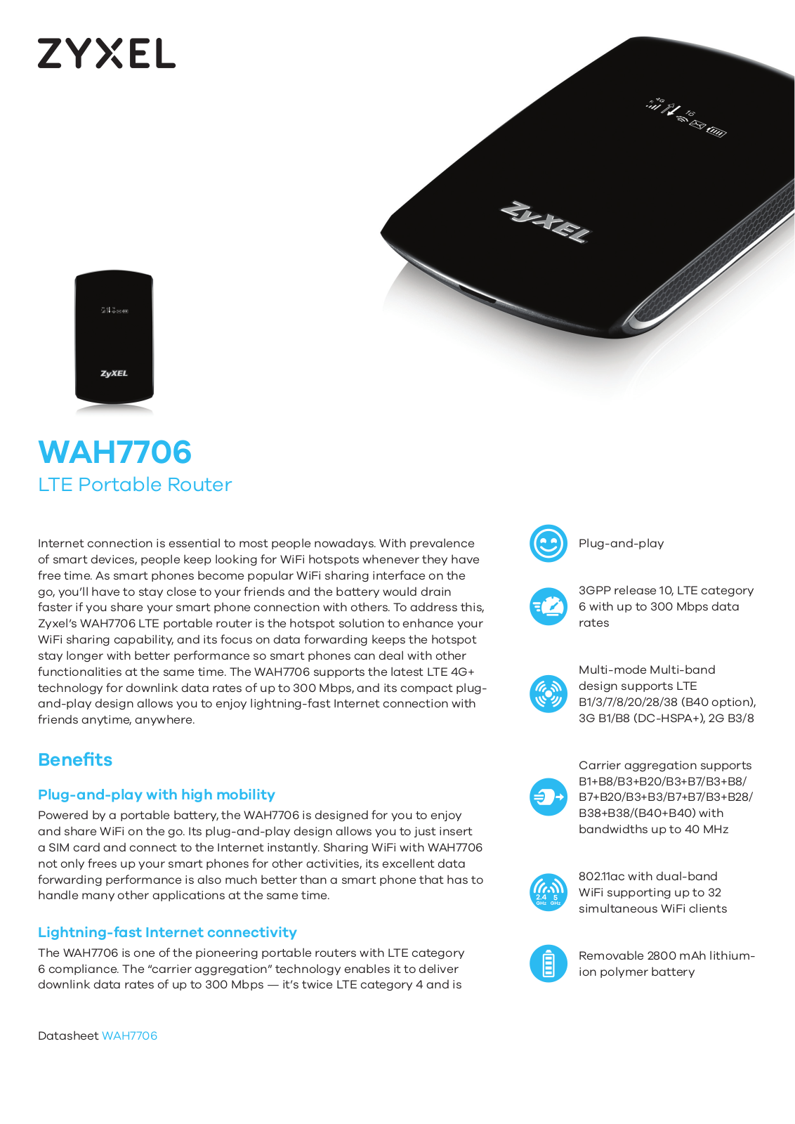 Zyxel WAH7706 User Manual