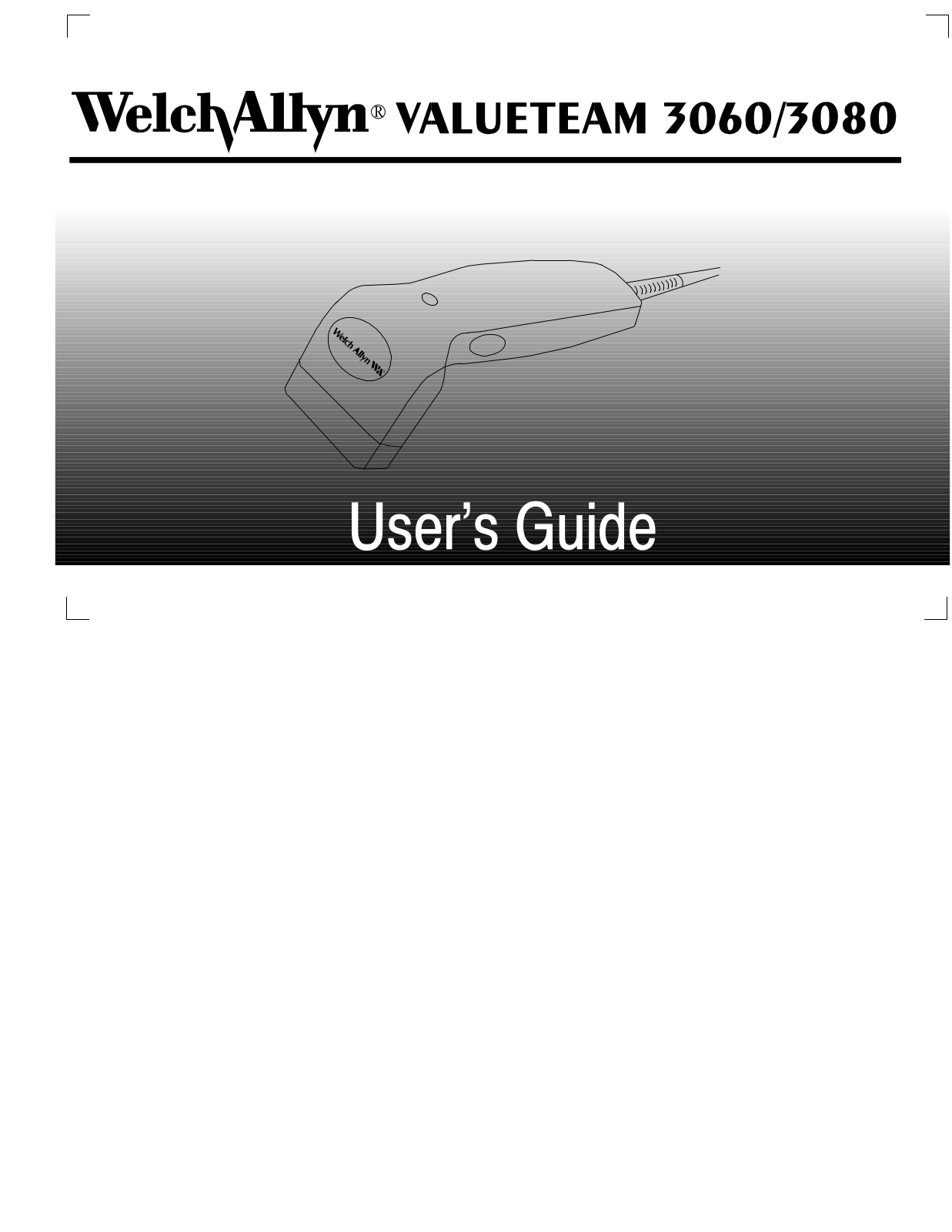 Welch Allyn 3060, 3080 User Manual