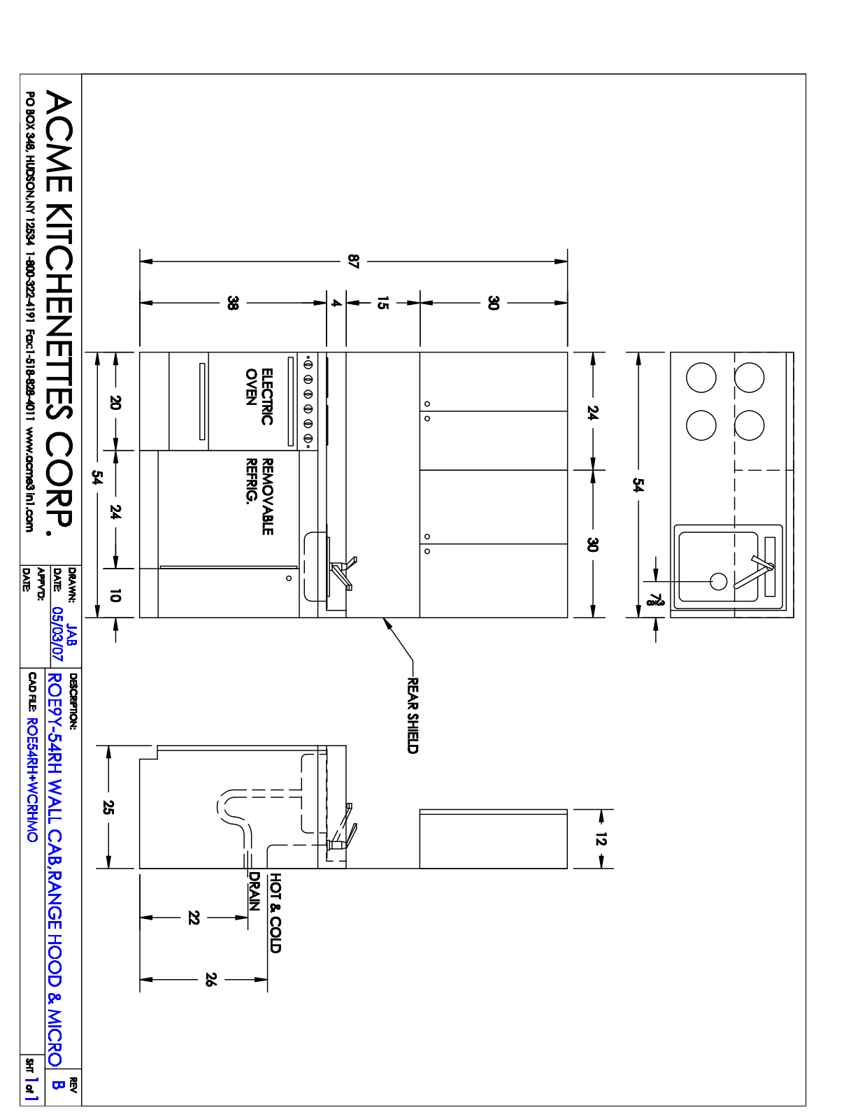 Acme ROE9Y54 User Manual