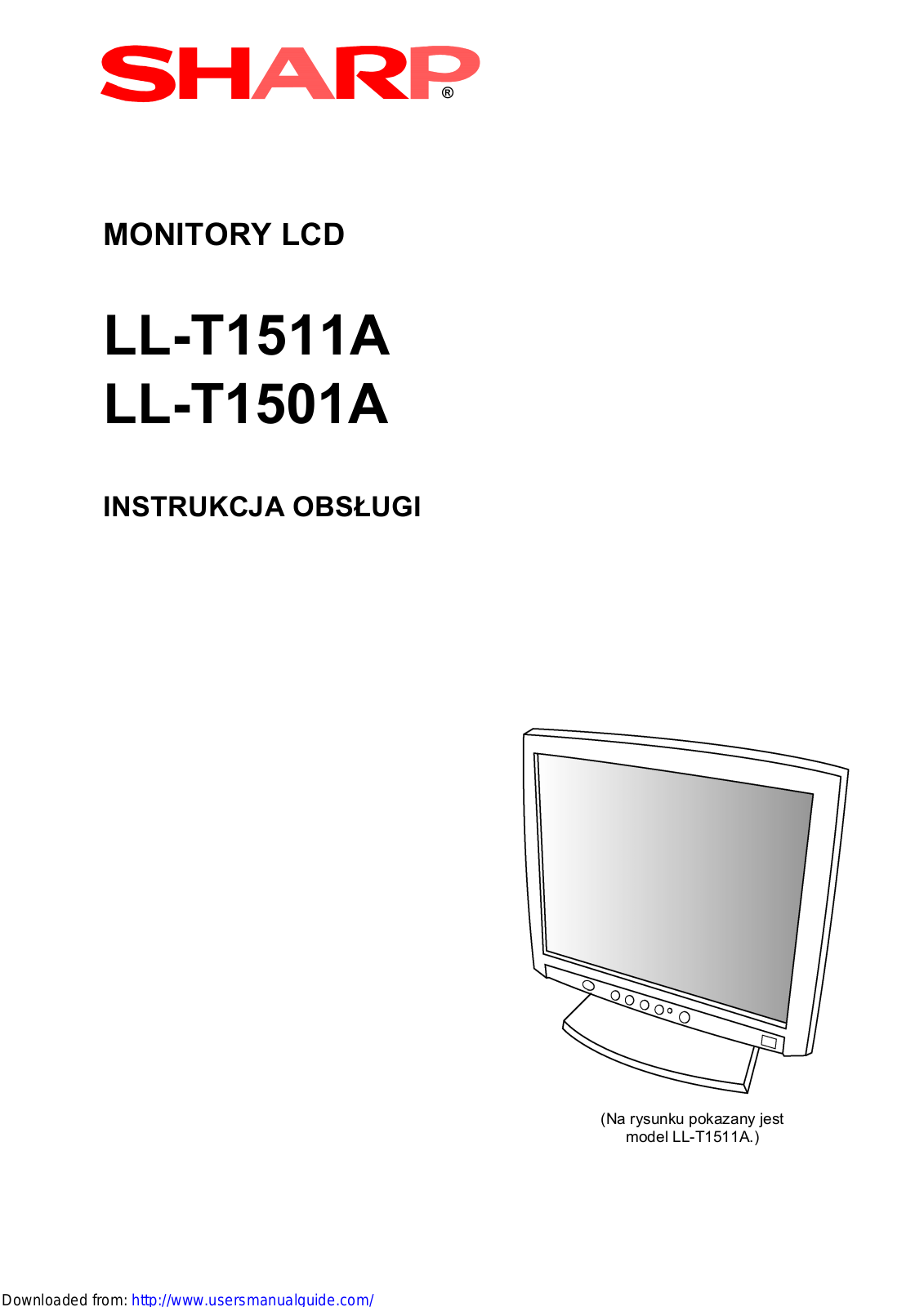 SHARP LL-T1501/1511A User Manual