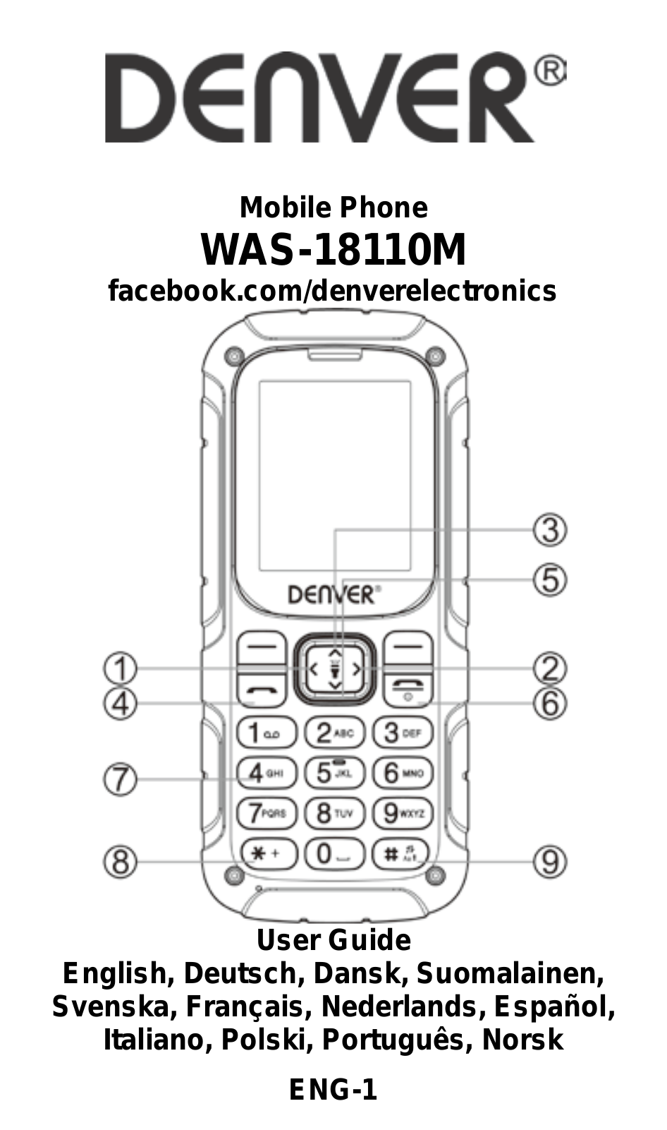 Denver WAS-18110M User Manual