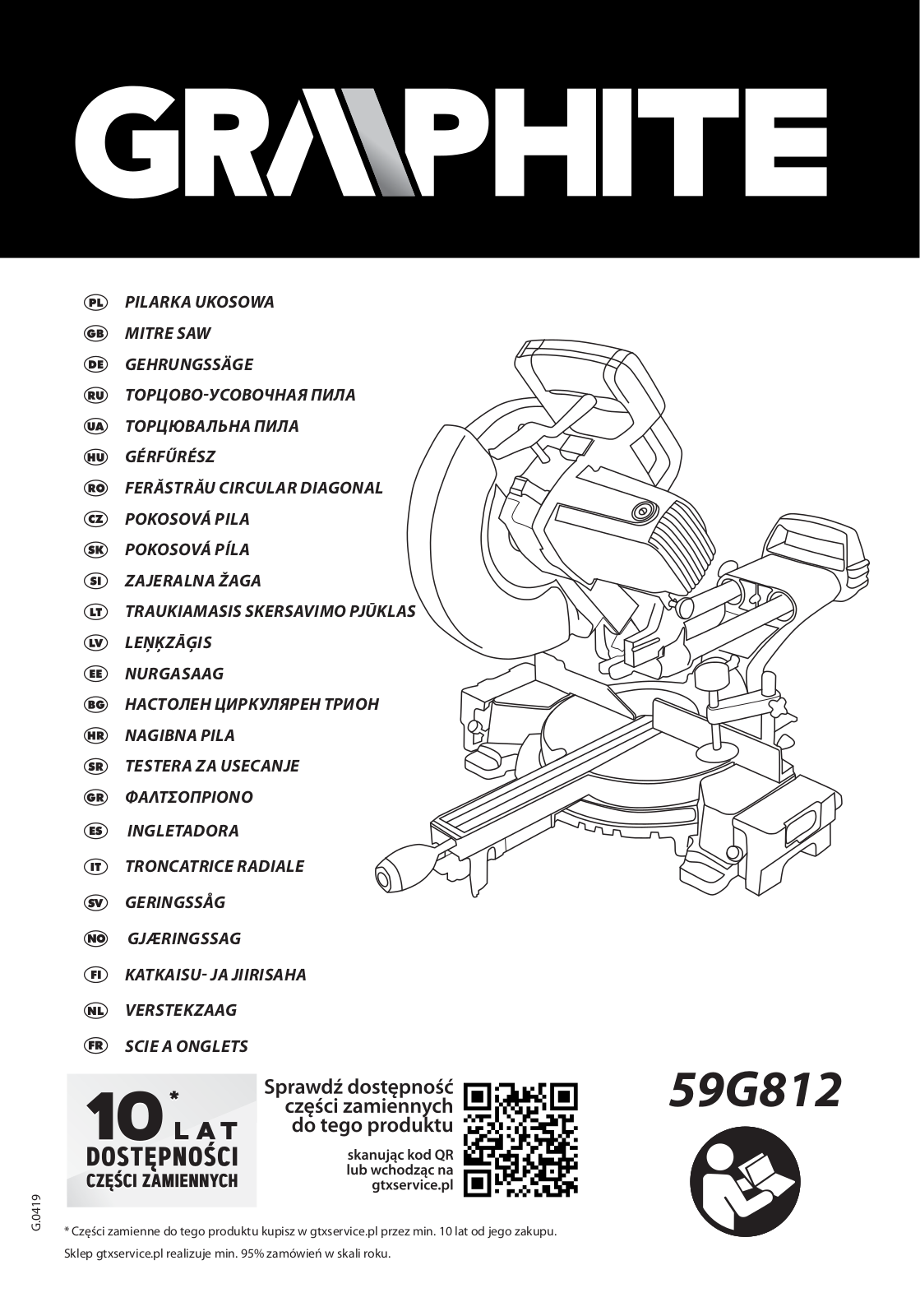 GRAPHITE 59G812 User guide - ManualMachine.com