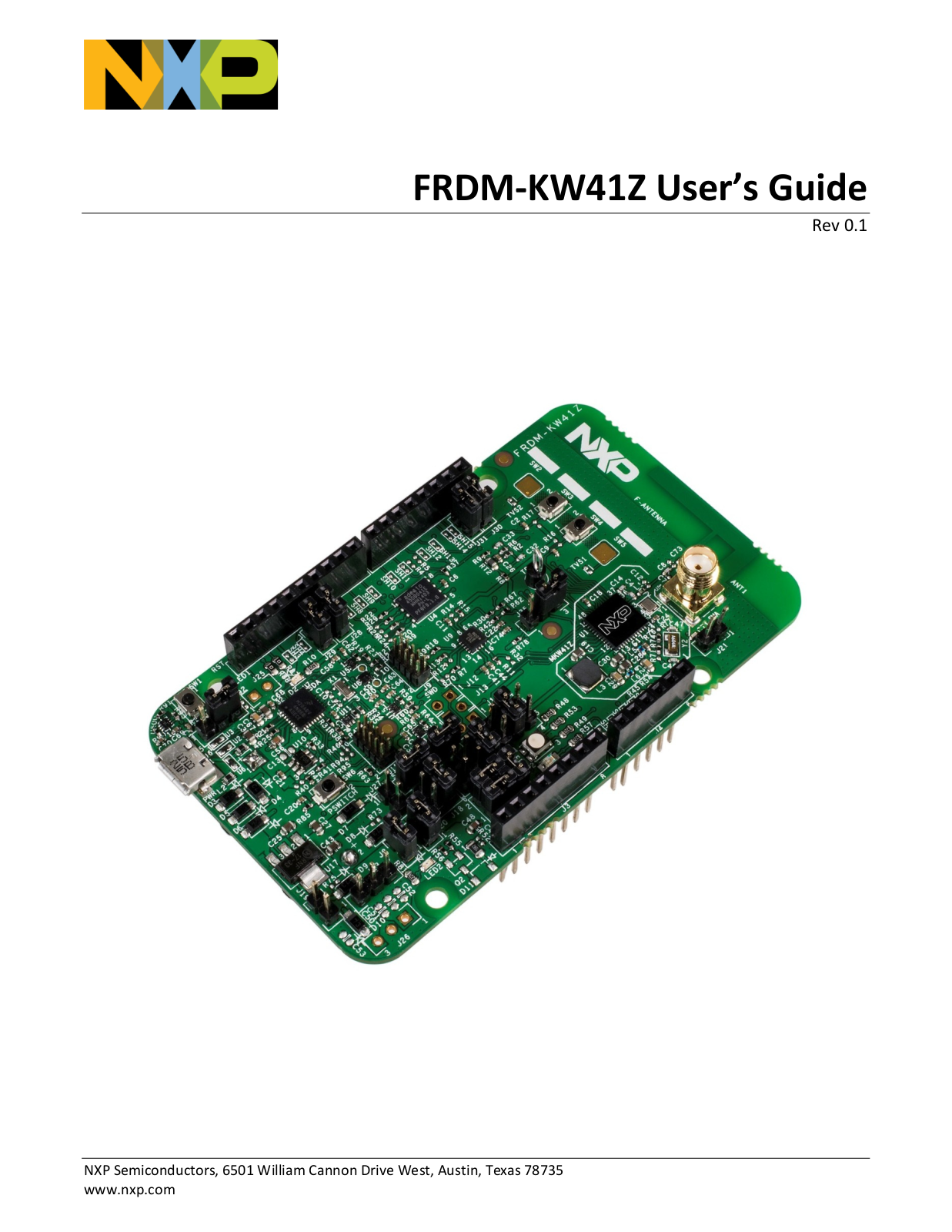 NXP Semiconductors FRDMKW41Z Users manual