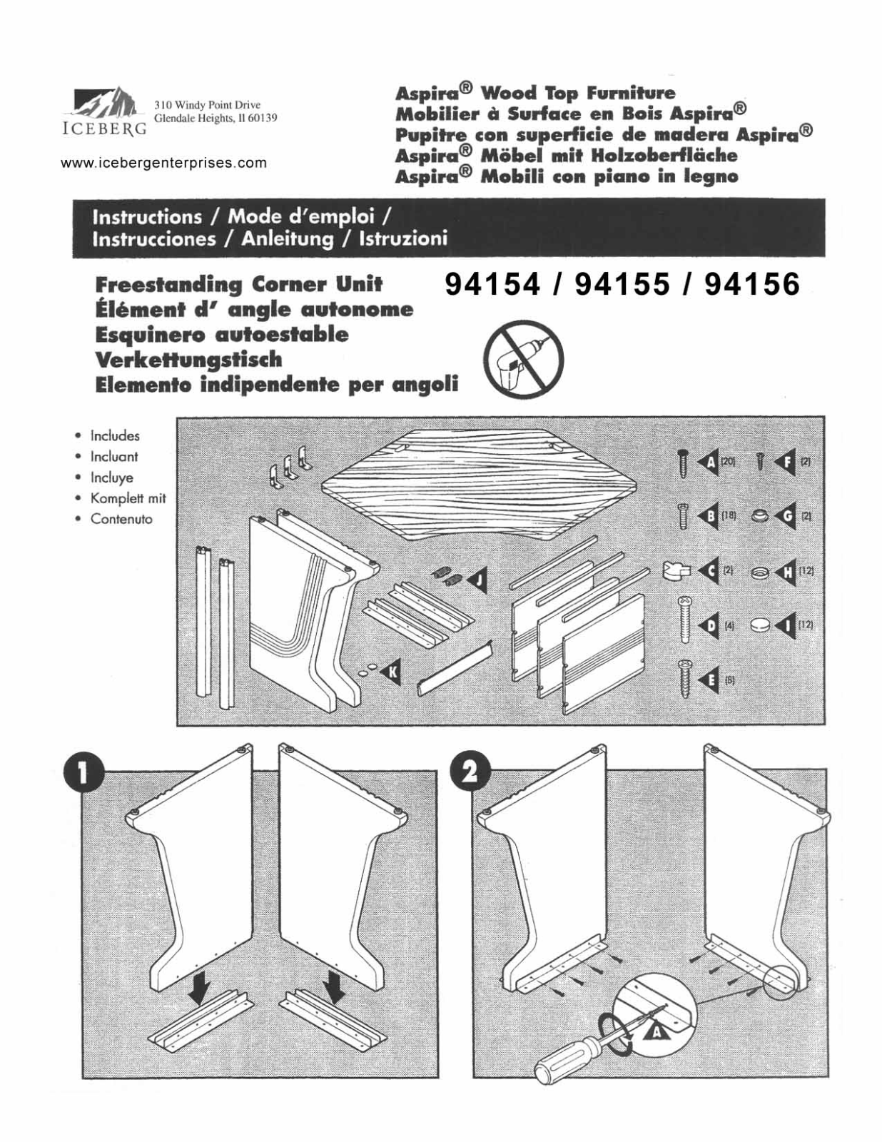 Iceberg 94154 User Manual