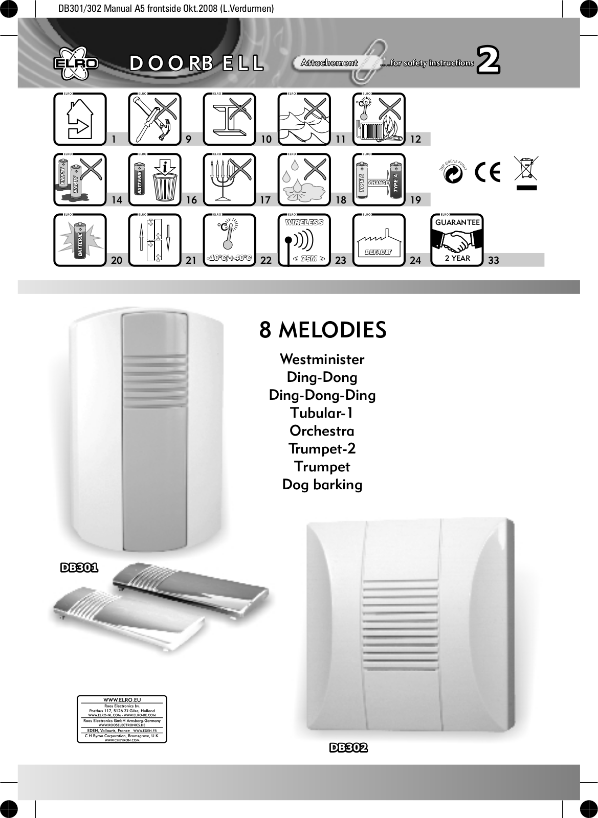 ELRO DB302 User Manual - ManualMachine.com