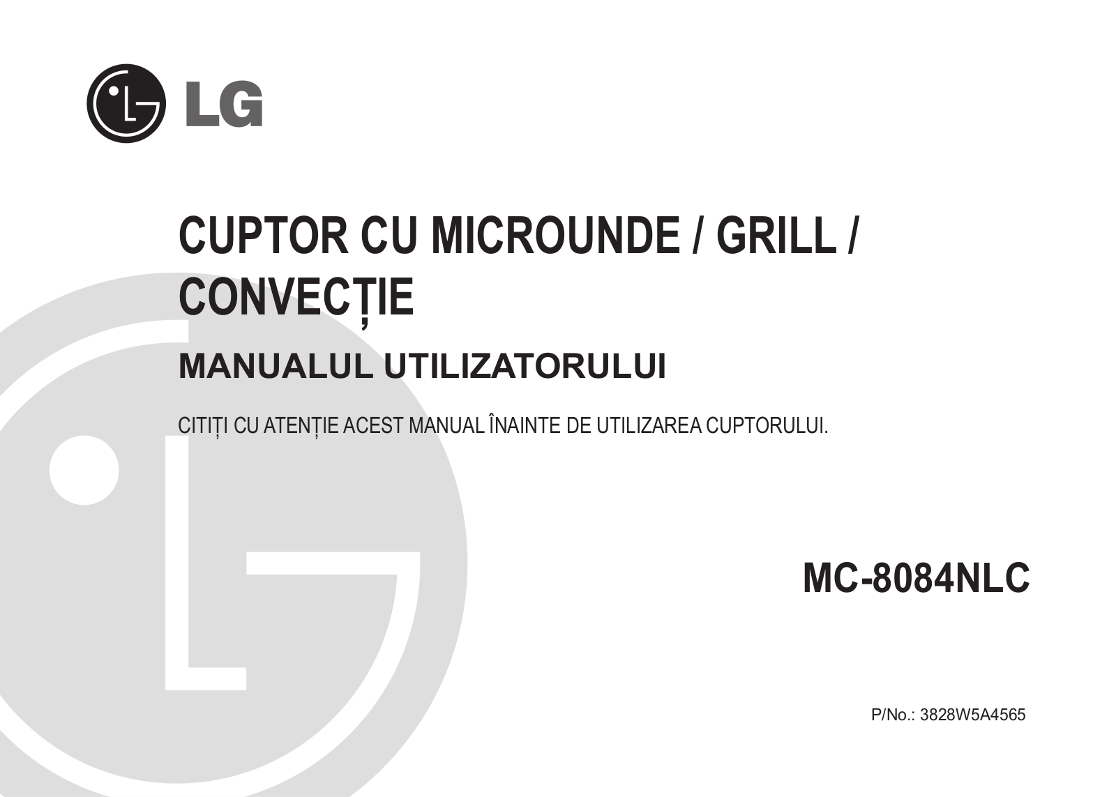 Lg MC-8084NLC User Manual