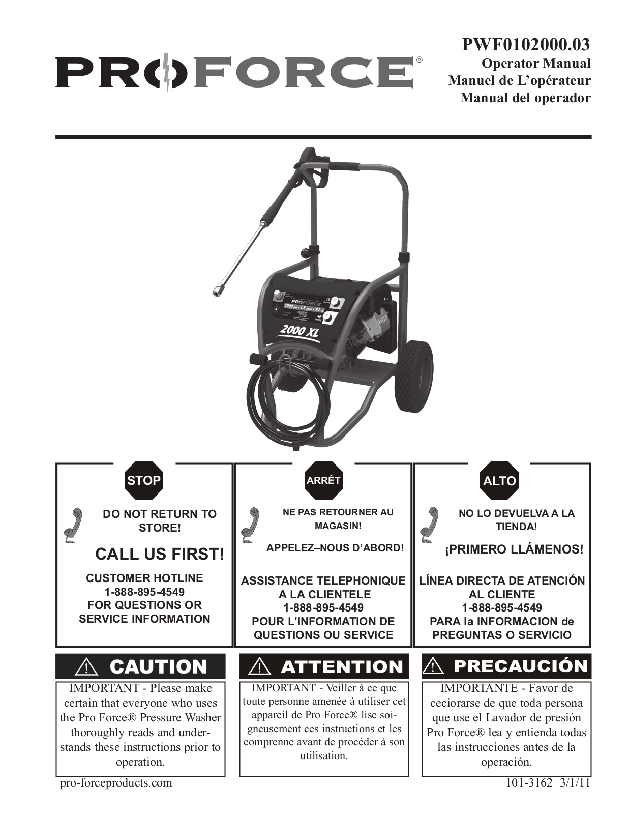 Powermate PWF0102000.03 User Manual