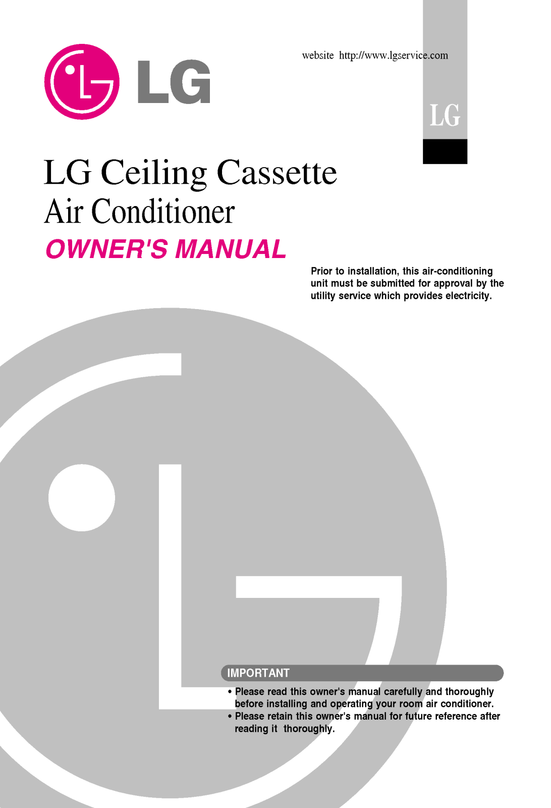 LG LTNC186ELE1, LTNC246HLE1 User Manual