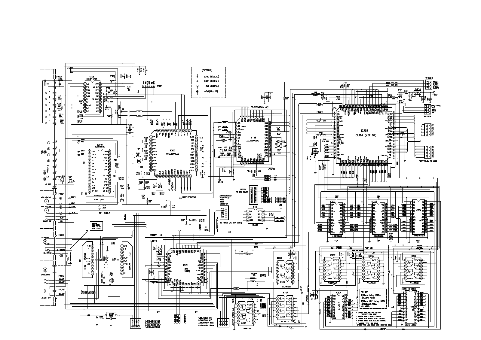 LG FLR-888-K, FLR-900 Schematic