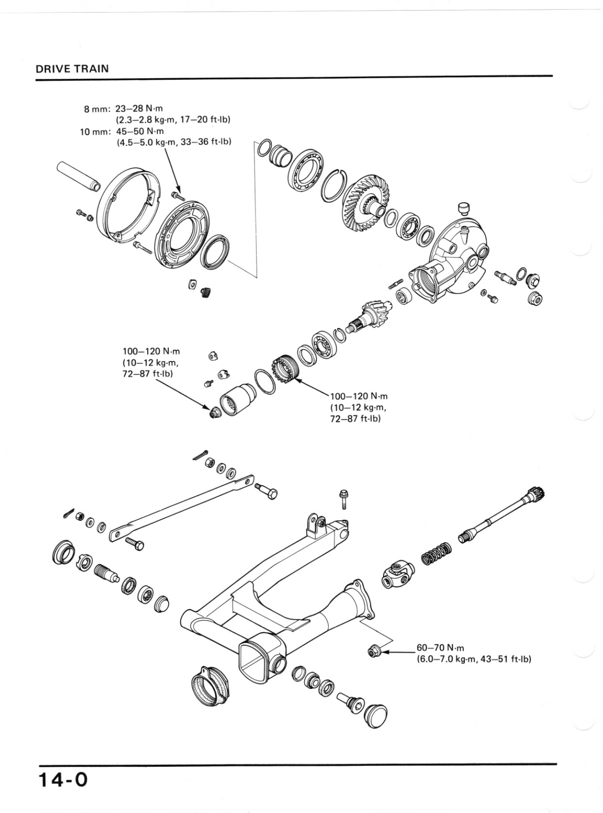 Honda VT 700, VT 750 Service Manual 14