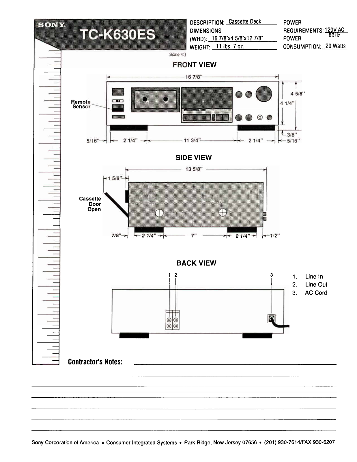 Sony TC-K630ES Users guide - ManualMachine.com