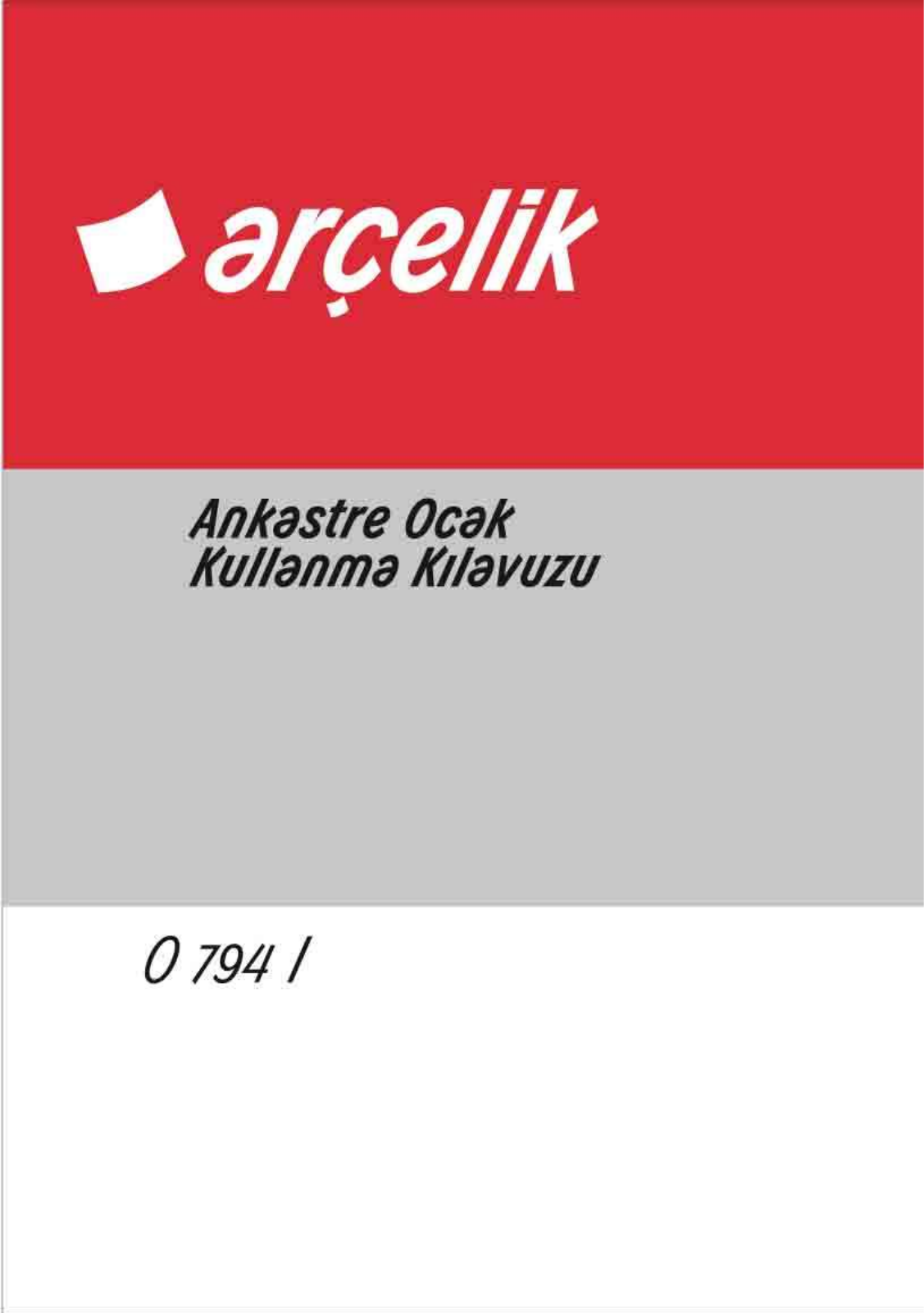 Arçelik O794I User manual